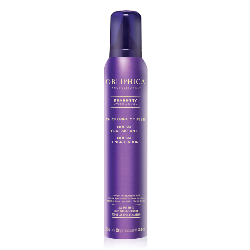 Weightless volumizing foam mousse that instantly creates an all-over fullness and structure.