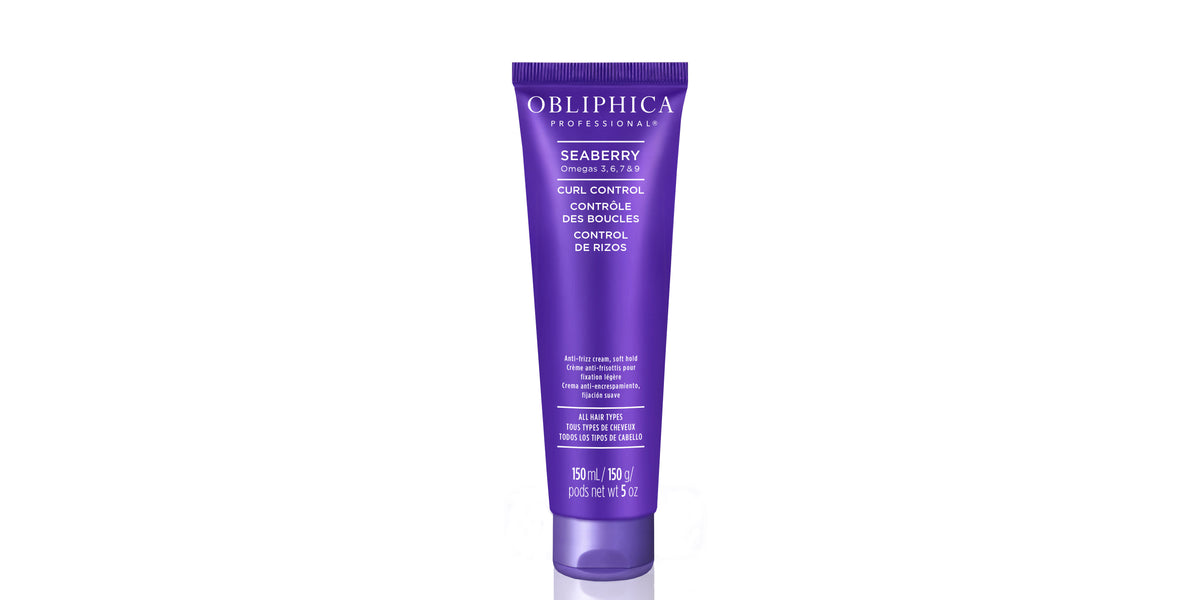 Obliphica Seaberry Curl Control Cream | Hydrating Anti-Frizz