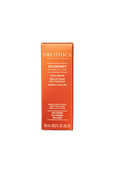 Obliphica Fine to Medium Seaberry Hair Serum 15ml / 0.5 oz.