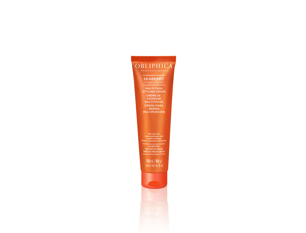 Obliphica Seaberry Multi-Task Styling Cream | Volume, Frizz