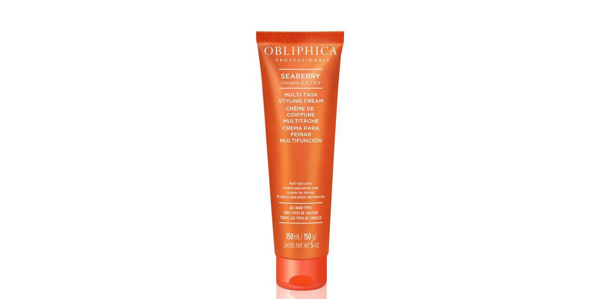 Obliphica Seaberry Multi-Task Styling Cream | Volume, Frizz