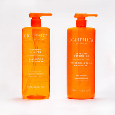 Obliphica Seaberry Shampoo and Conditioner Liter Duo