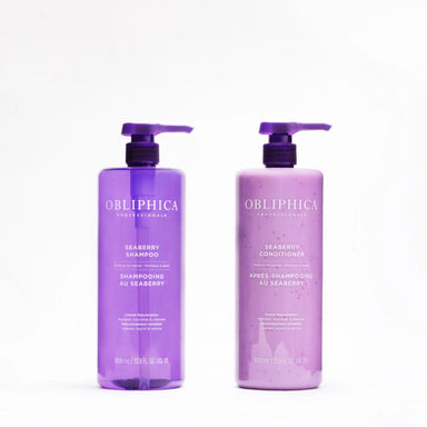 Obliphica Seaberry Shampoo and Conditioner Liter Duo Set