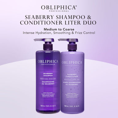 Obliphica Seaberry Shampoo and Conditioner Liter Duo Set