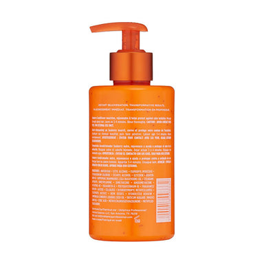 Obliphica Seaberry Conditioner 300ml, back of bottle includes instructions and ingredient list.