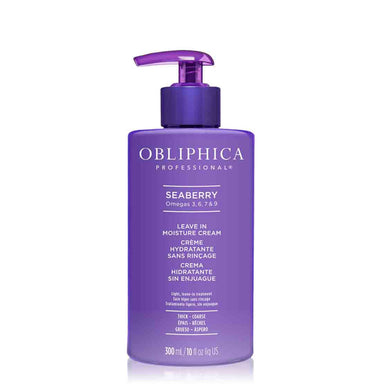 Experience the ultimate multi-tasker with Seaberry Leave-In Moisture Cream, a luxurious hybrid of moisturizer and styling product. This weightless formula tames frizz, controls unwanted volume, and imparts a glossy finish—without any stickiness or greasy residue. Powered by nourishing Seaberry Oil and Chitosan, it strengthens and hydrates even coarse or damaged hair, leaving strands remarkably soft, detangled, and easy to style. 