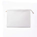 Obliphica Signature Croc Travel 
White Bag, Front View