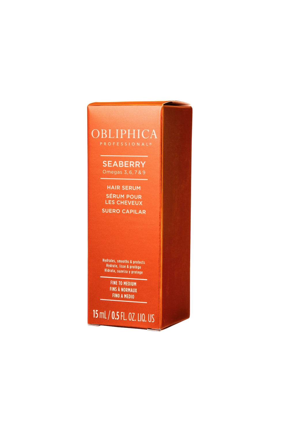 Obliphica Fine to Medium Seaberry Hair Serum 15ml / 0.5 oz.